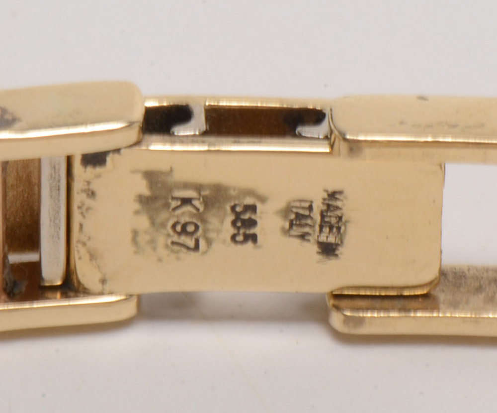 Women's Movado 14K Yellow Gold Diamond Swiss Made Watch