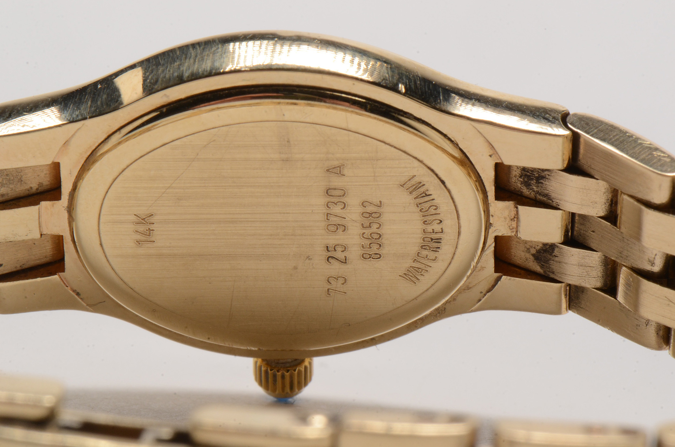 Women's Movado 14K Yellow Gold Diamond Swiss Made Watch