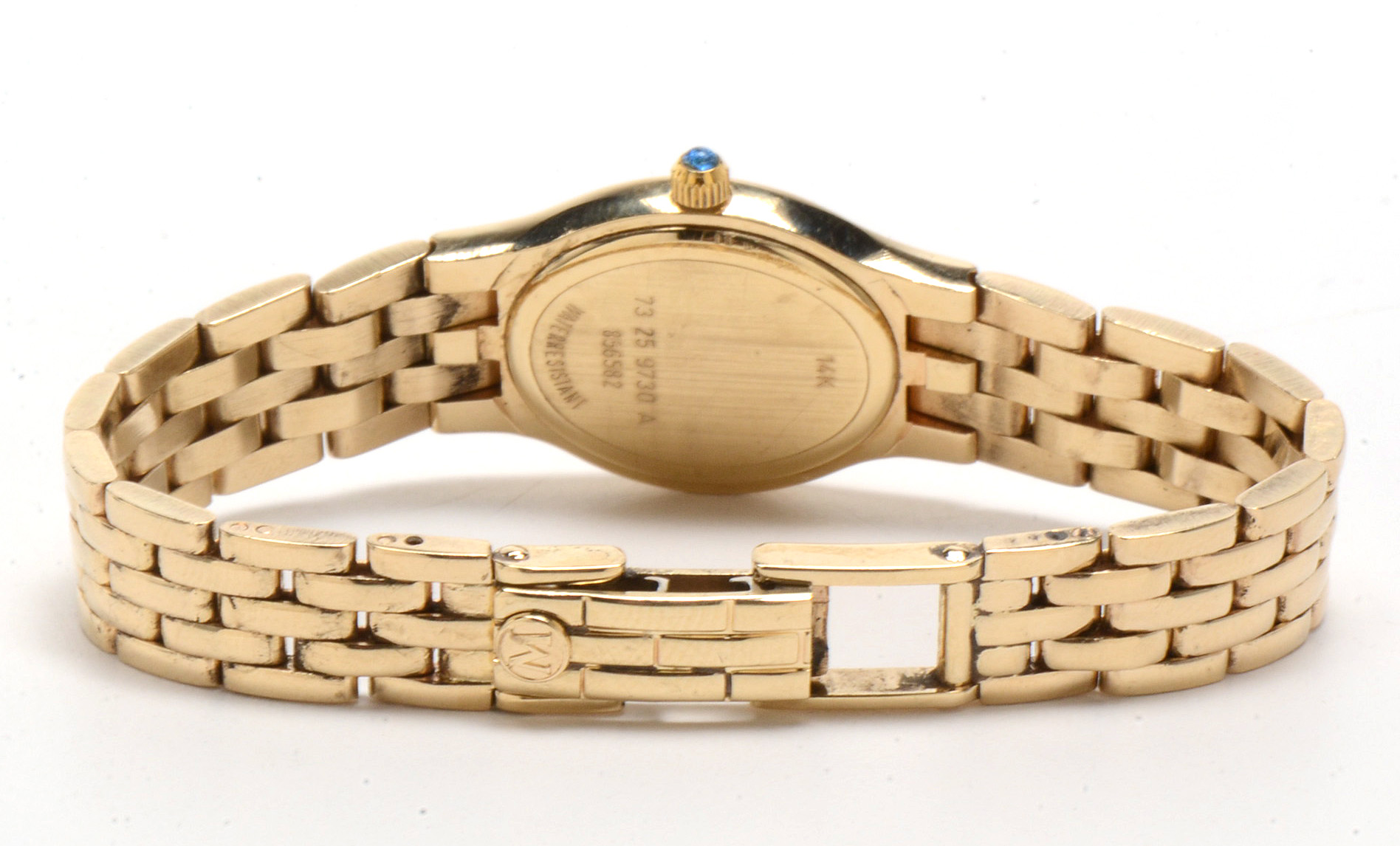 Women's Movado 14K Yellow Gold Diamond Swiss Made Watch