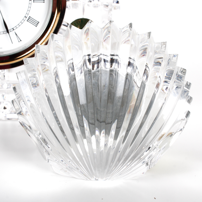 Two Waterford Crystal Clocks