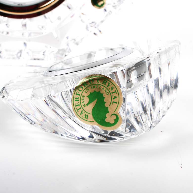 Two Waterford Crystal Clocks