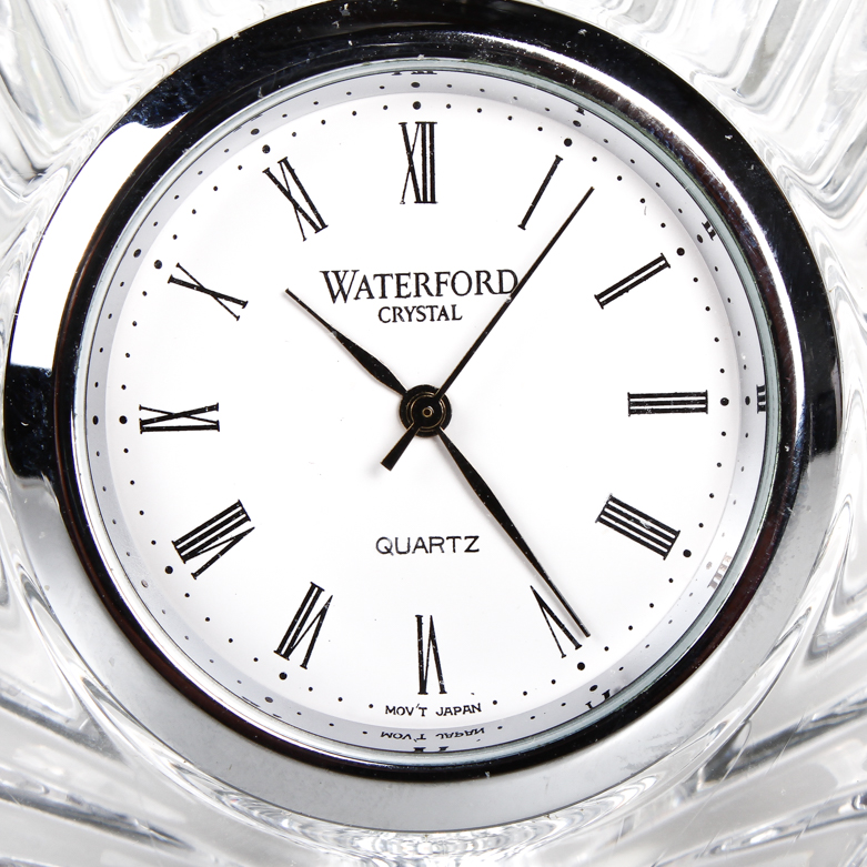 Two Waterford Crystal Clocks