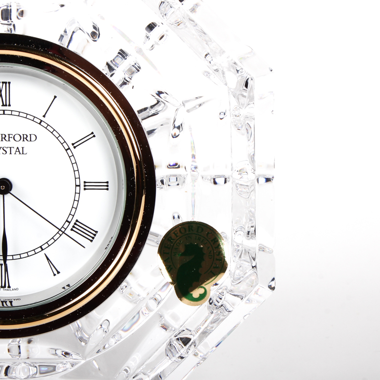 Two Waterford Crystal Clocks
