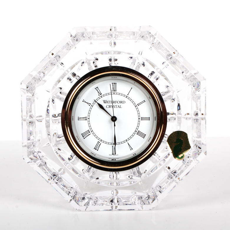 Two Waterford Crystal Clocks