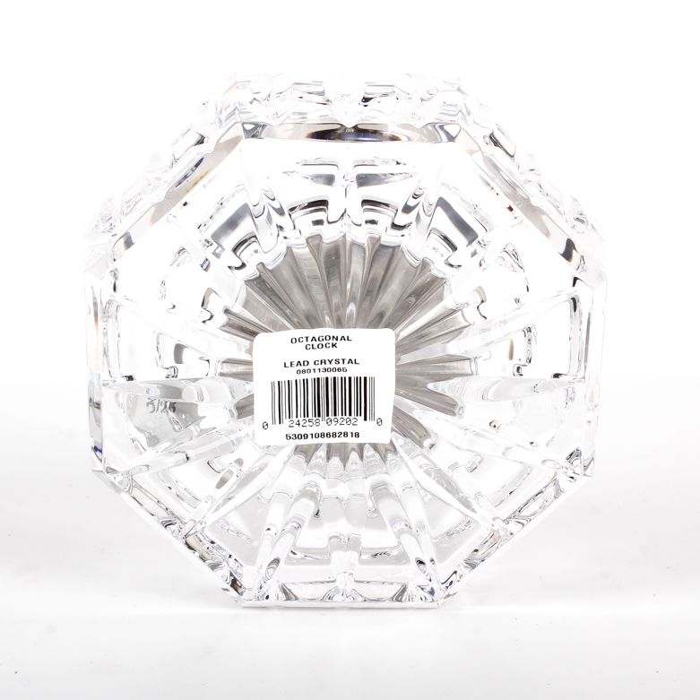 Two Waterford Crystal Clocks