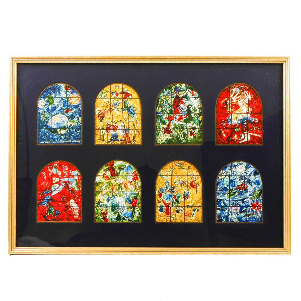 Framed Marc Chagall Postcards