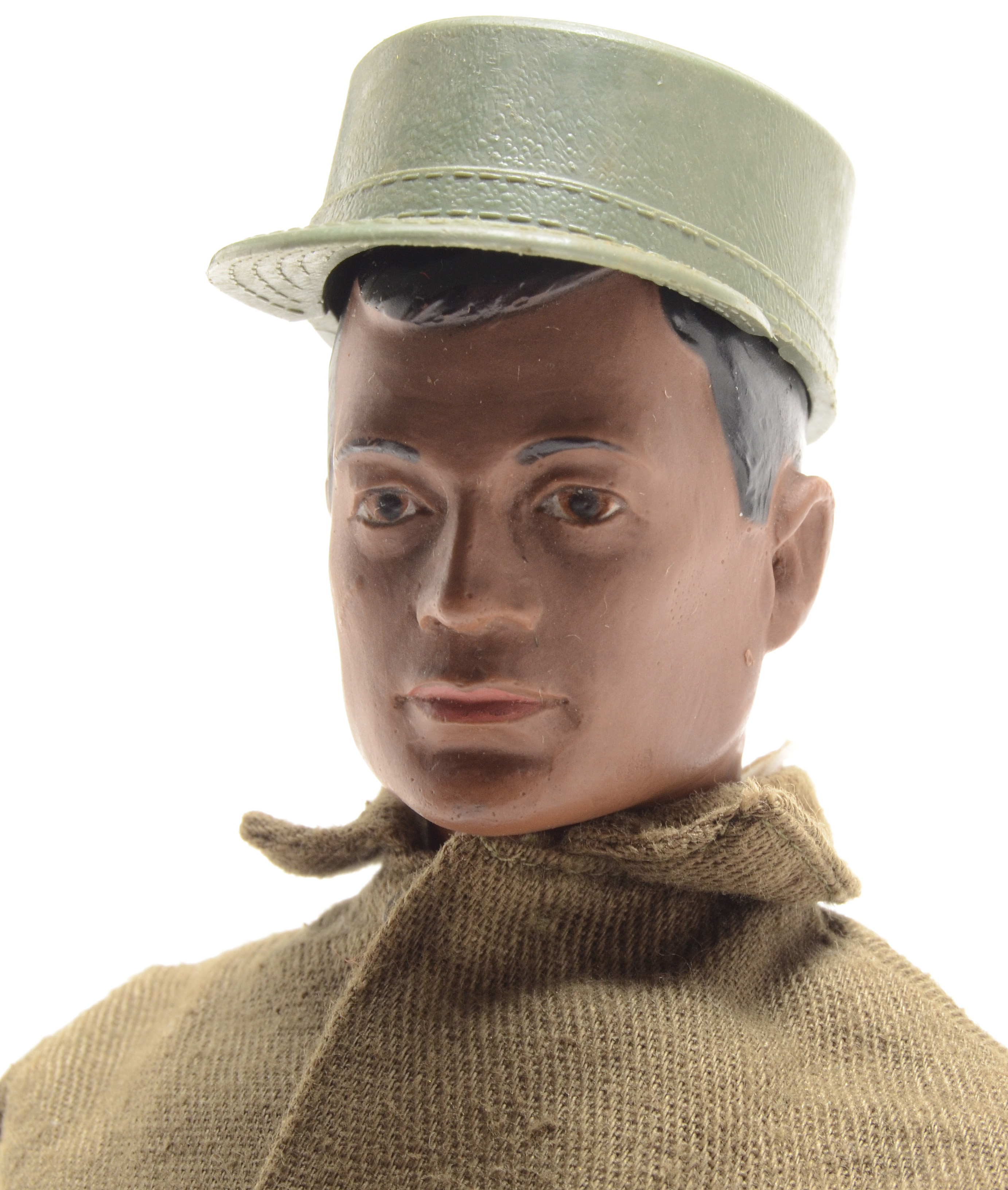 Rare Double TM 1965 Vintage African American GI Joe "Action Soldier"