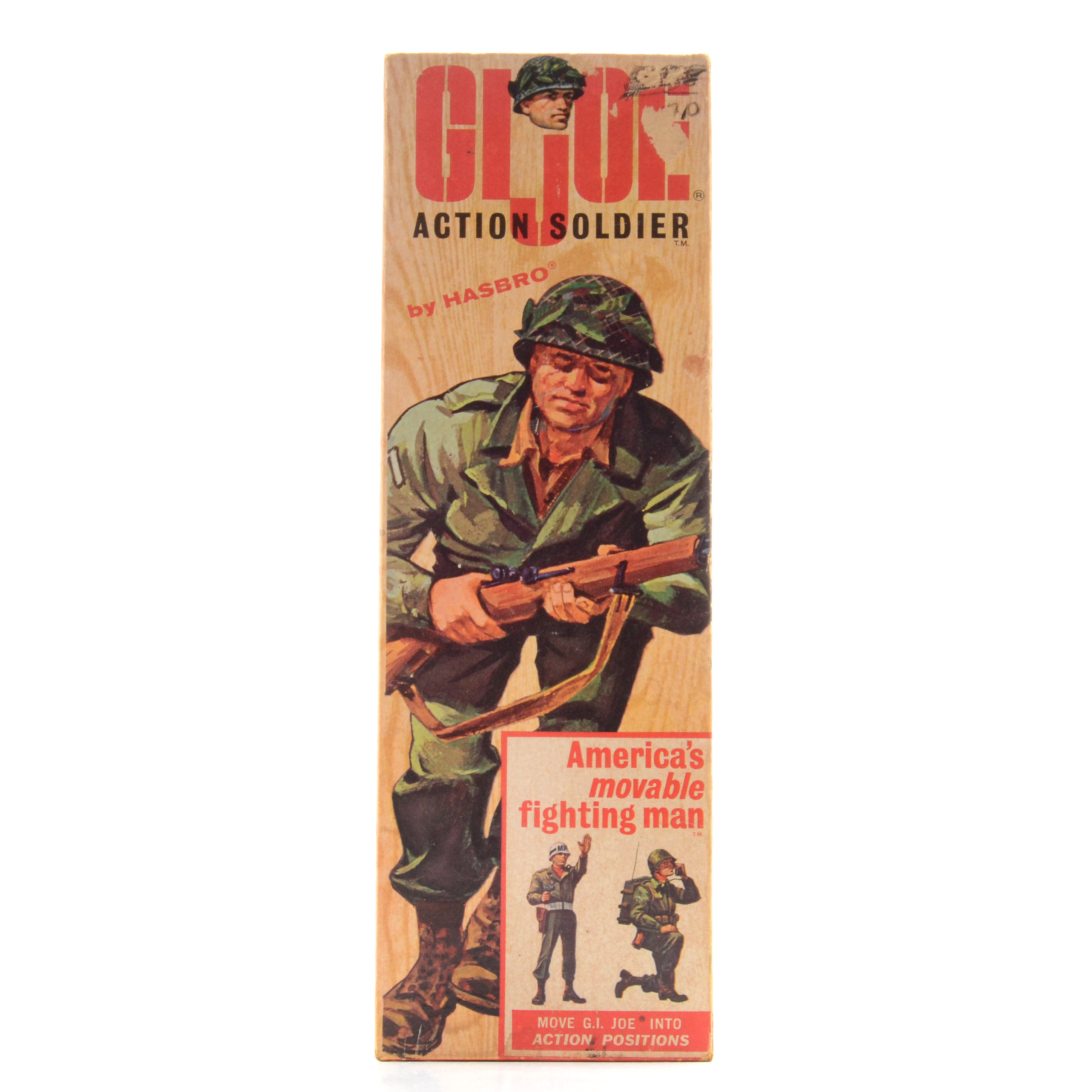 Rare Double TM 1965 Vintage African American GI Joe "Action Soldier"