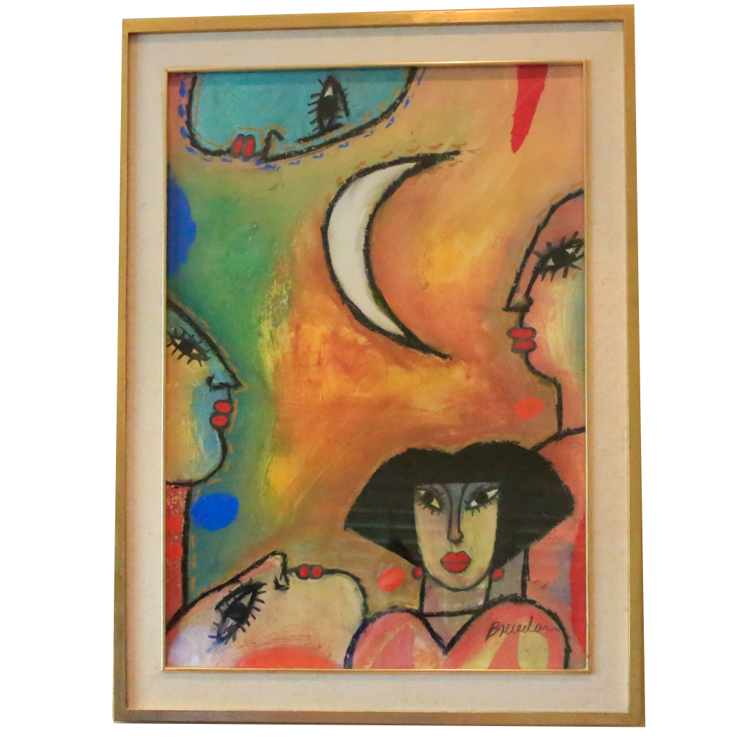 Juan Carlos Breceda Original COBRA-Style Painting