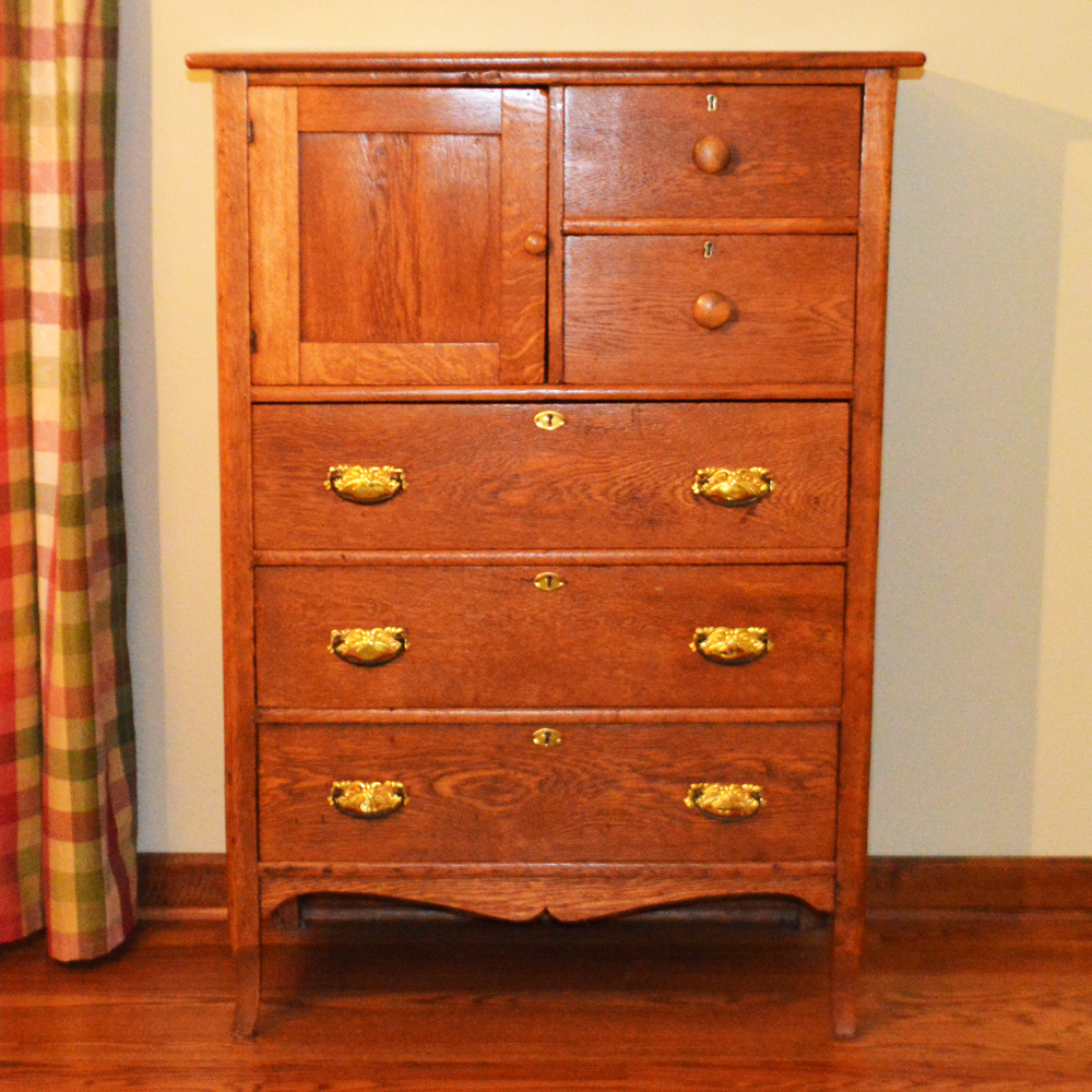 Antique Oak Chifferobe