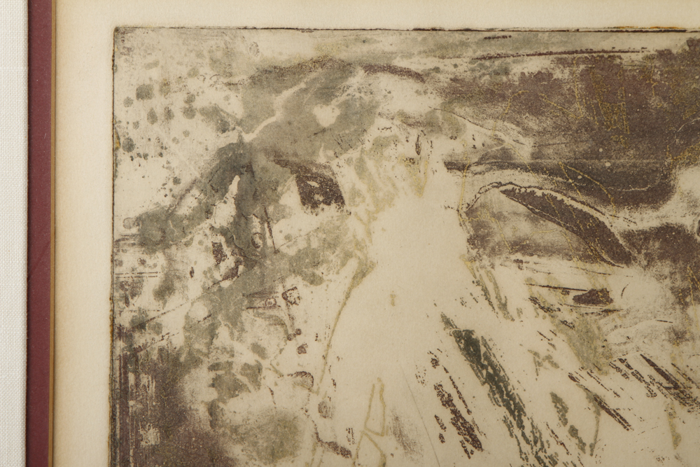 W. Zingaro Artist's Proof Intaglio "Mojave"