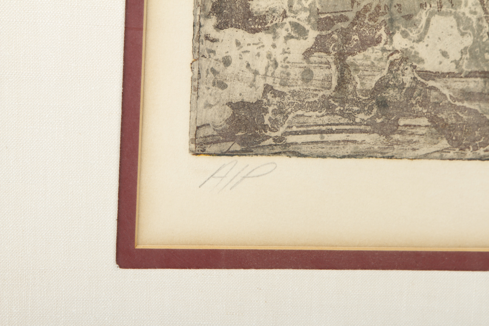 W. Zingaro Artist's Proof Intaglio "Mojave"