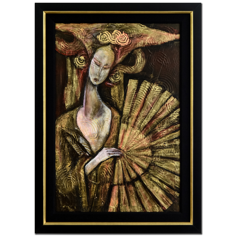 Nadia Volna Signed Original Acrylic Painting on Canvas