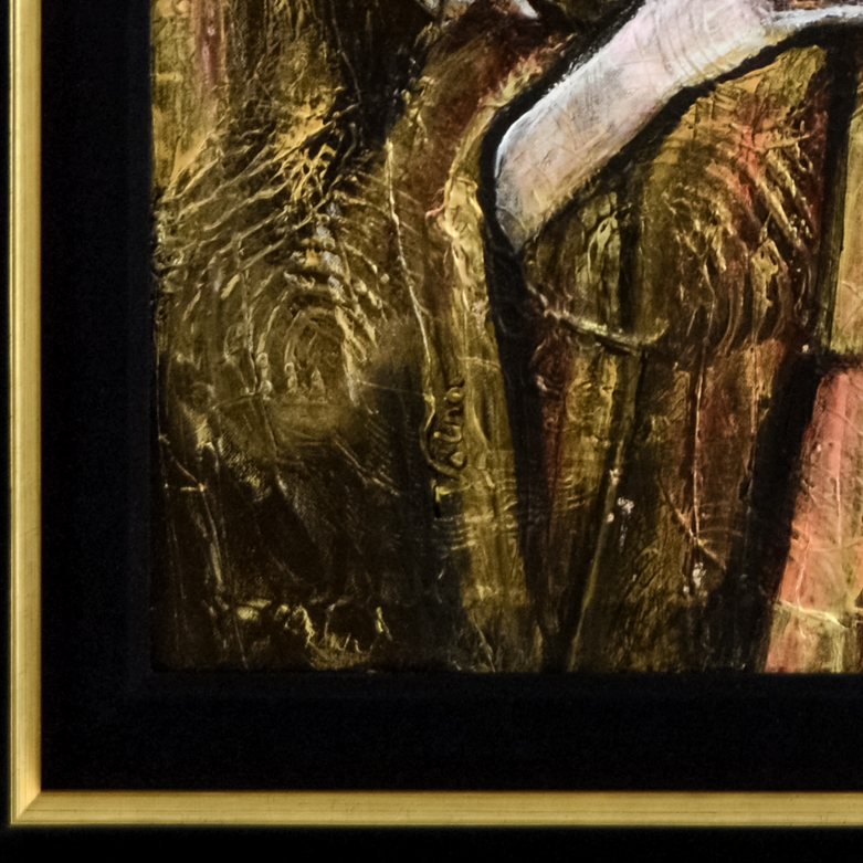 Nadia Volna Signed Original Acrylic Painting on Canvas