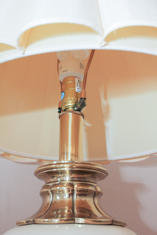 Pair of Brass Table Lamps