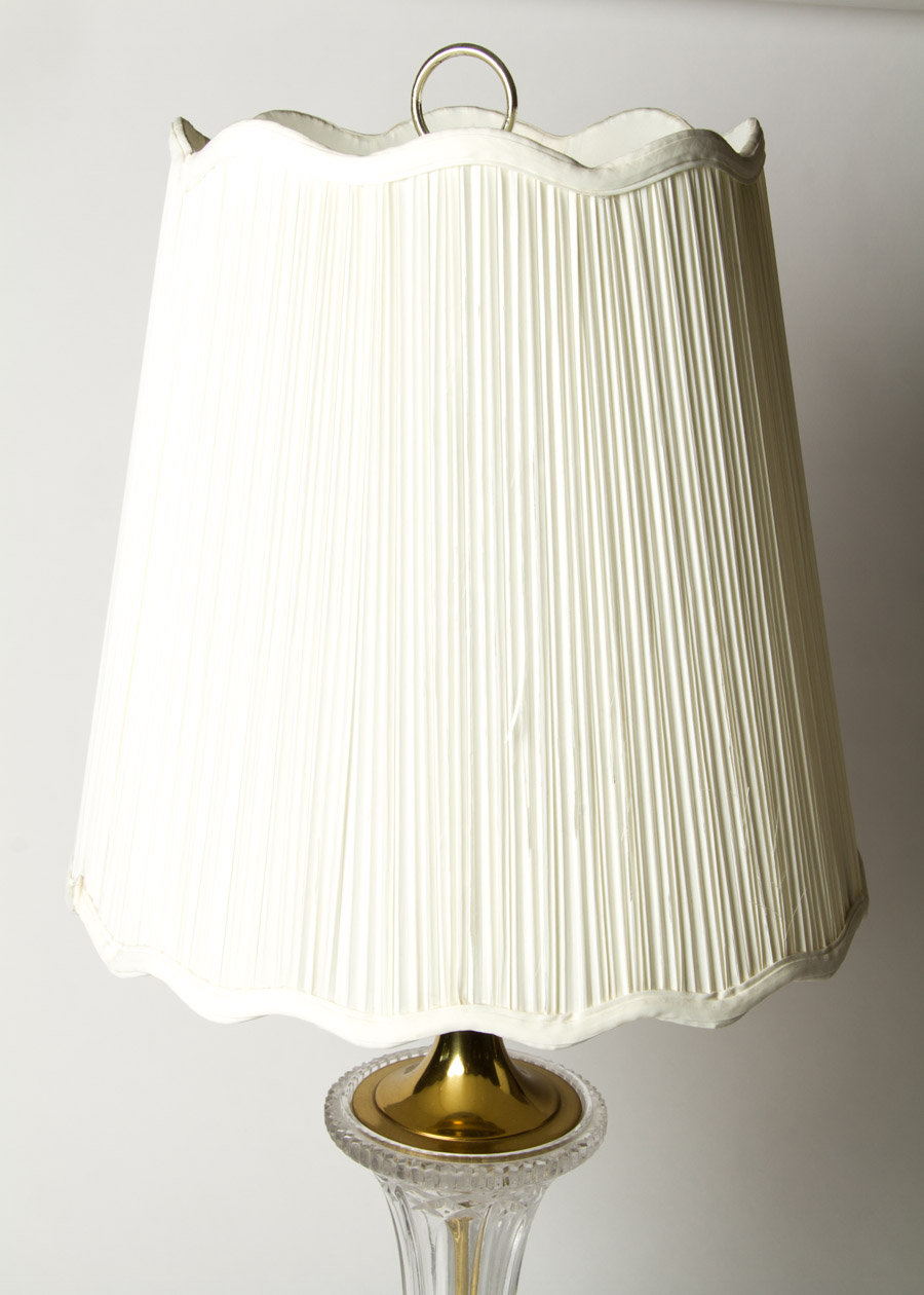 Brass and Glass Lamps