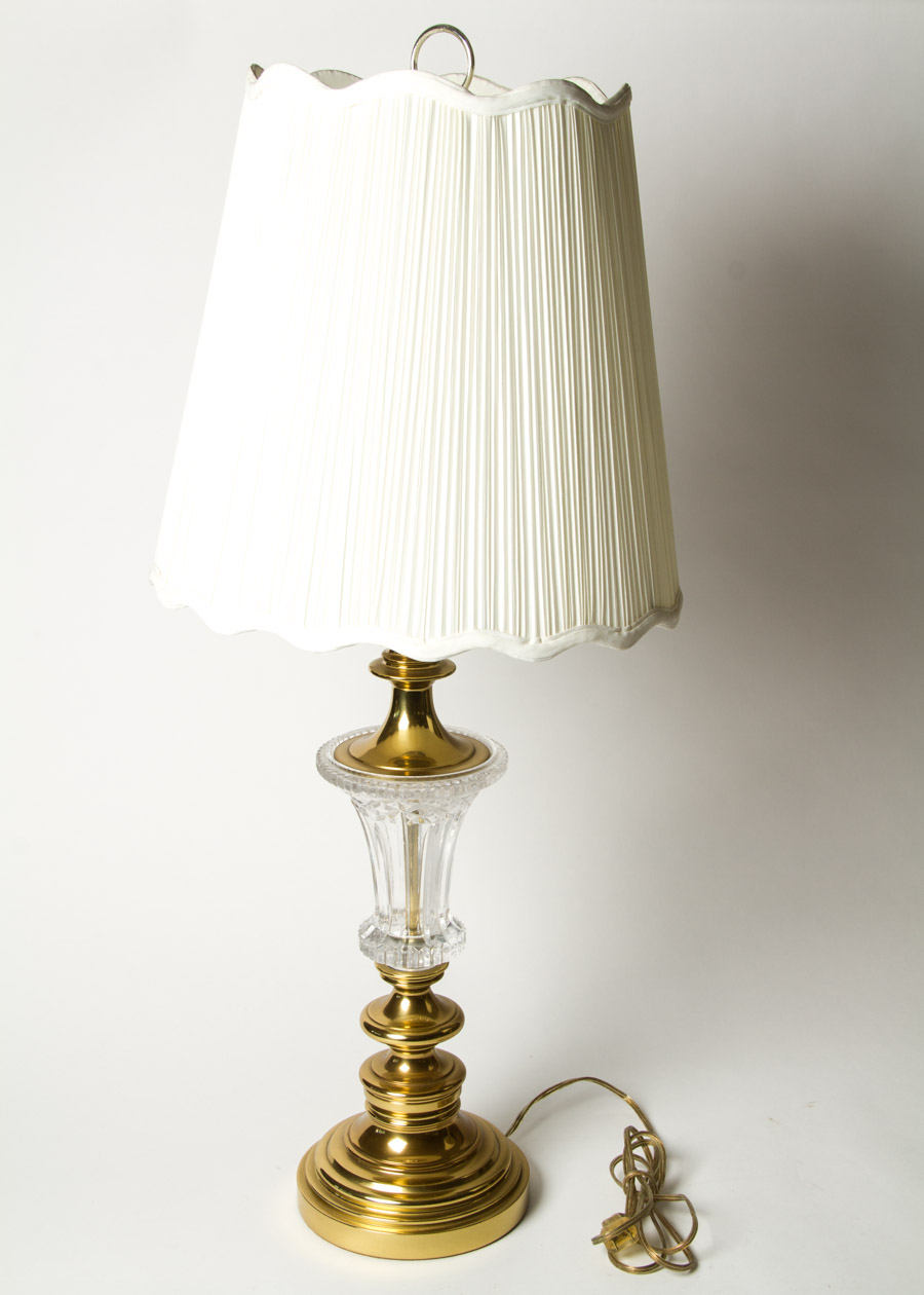 Brass and Glass Lamps