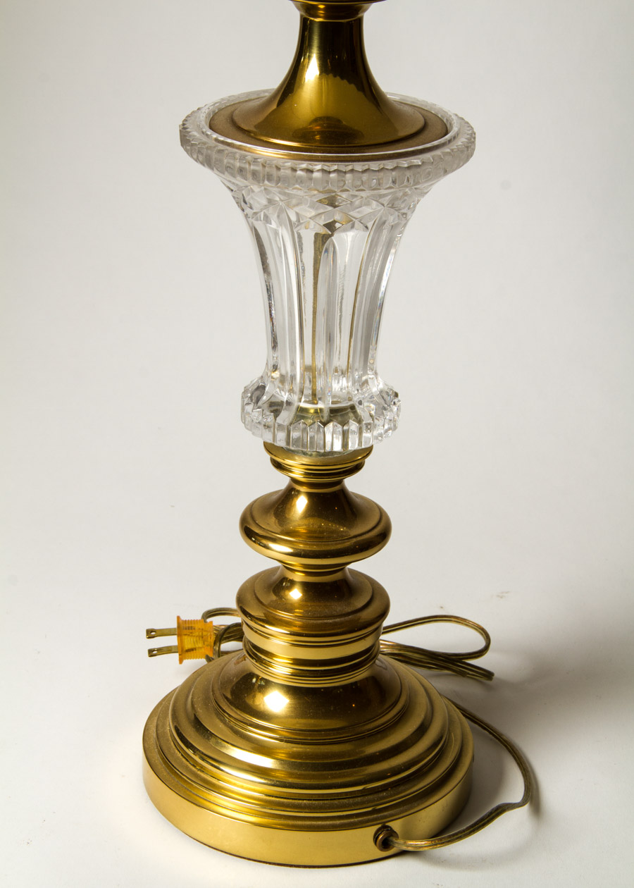 Brass and Glass Lamps
