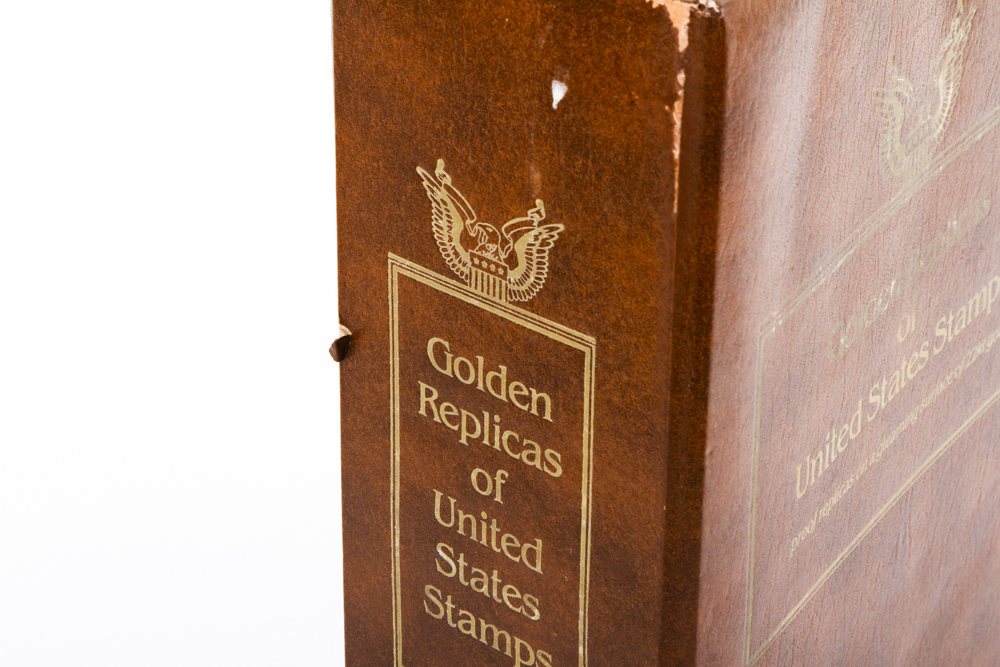 Golden Replicas of United States Stamps, 22kt gold