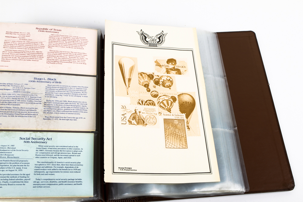 Golden Replicas of United States Stamps, 22kt gold