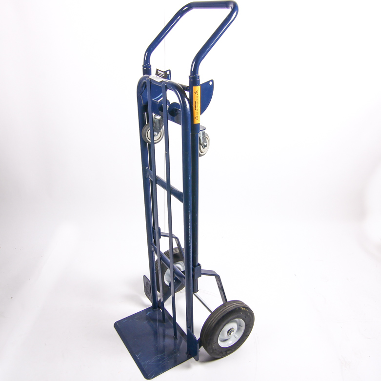 ULINE Convertible Steel Hand Truck with Solid Wheels