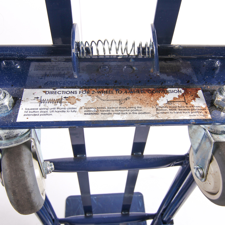 ULINE Convertible Steel Hand Truck with Solid Wheels