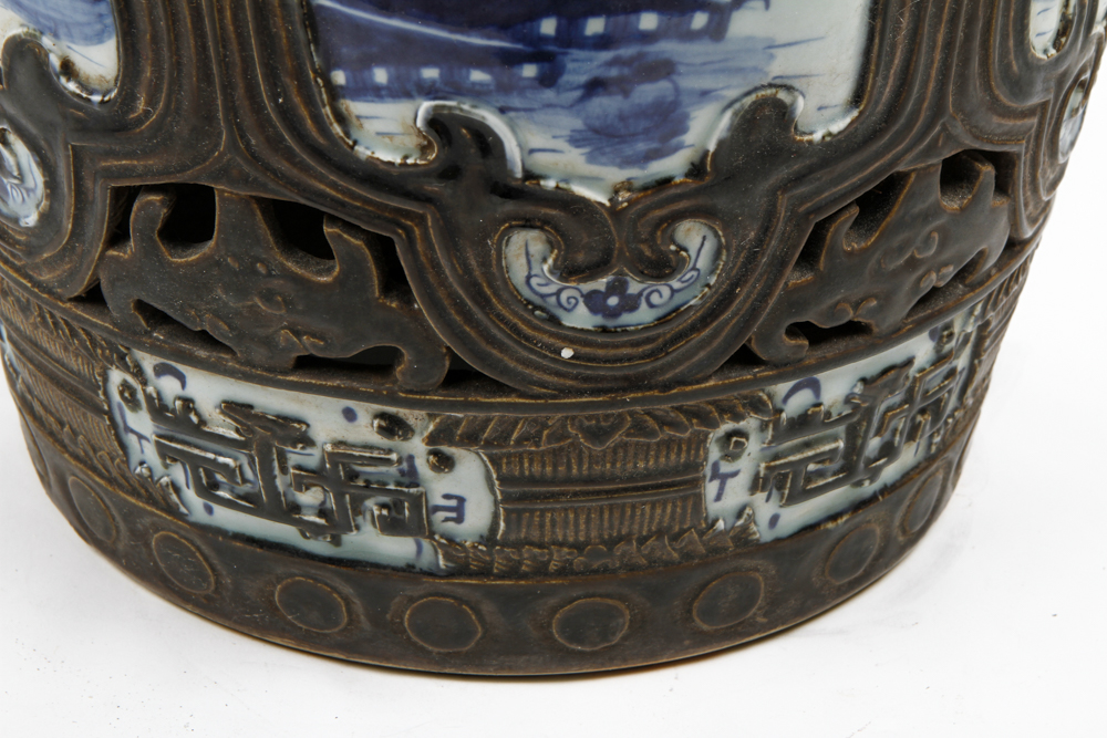 Chinese Ceramic Garden Stool