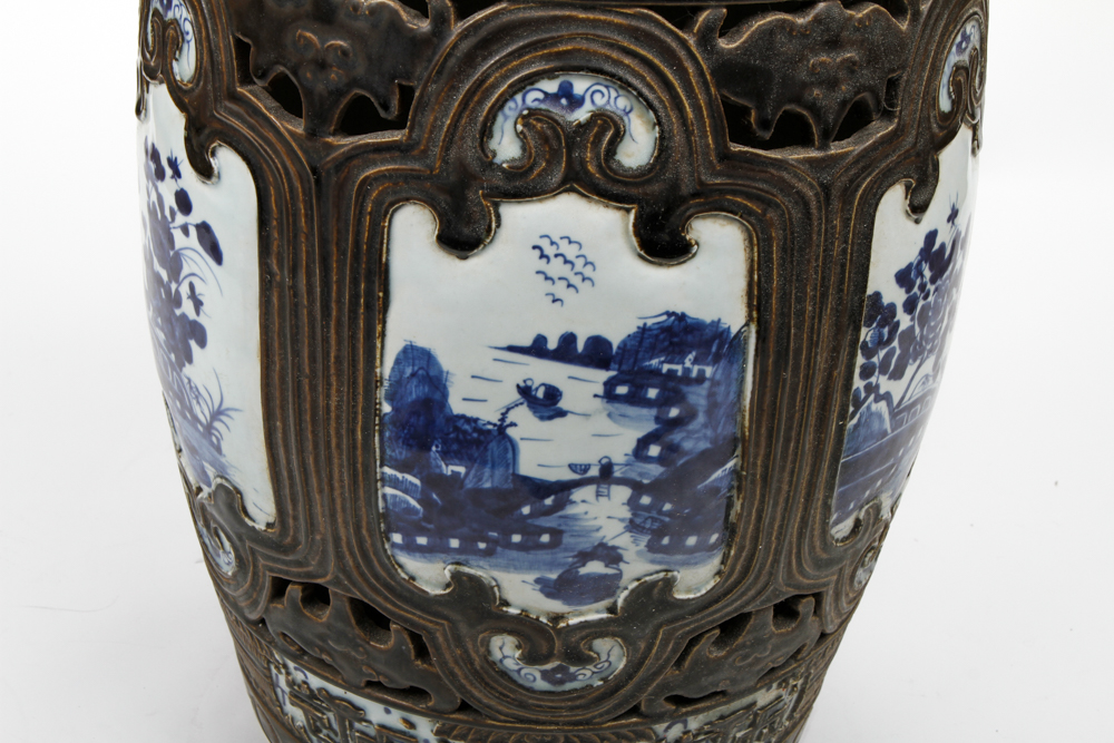 Chinese Ceramic Garden Stool