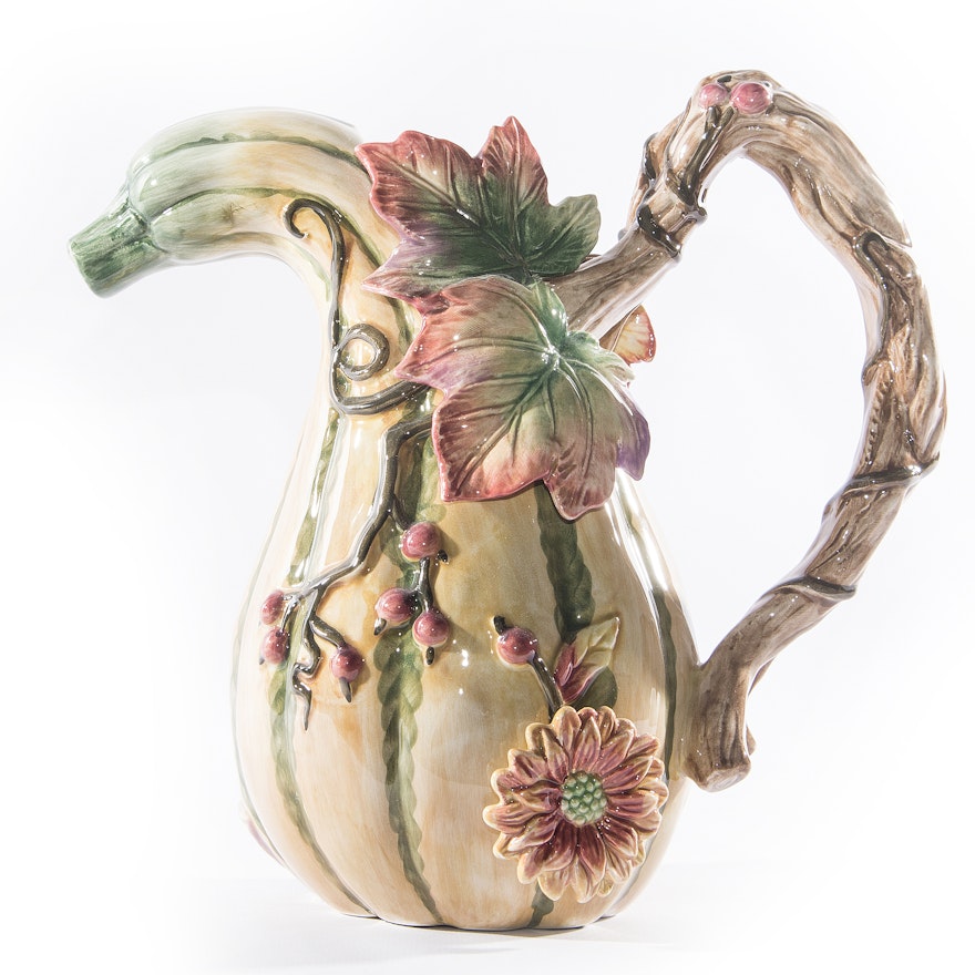 Fitz and Floyd "Harvest Heritage" Pitcher