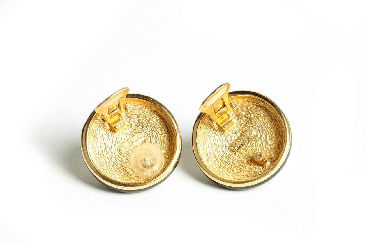 Vintage Christian Dior Clip-On Earrings