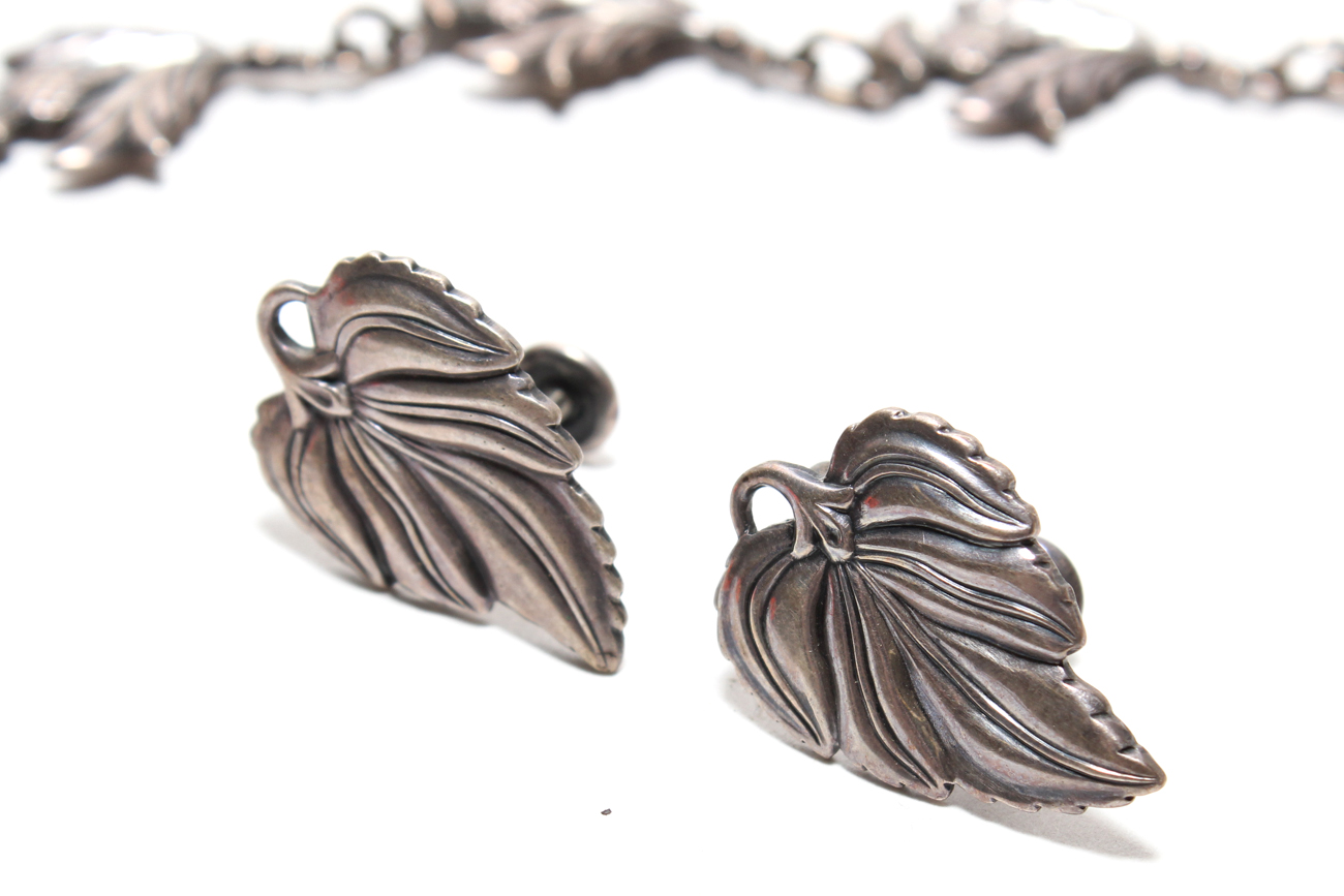 Danecraft Sterling Silver Nacklace And Earring Set