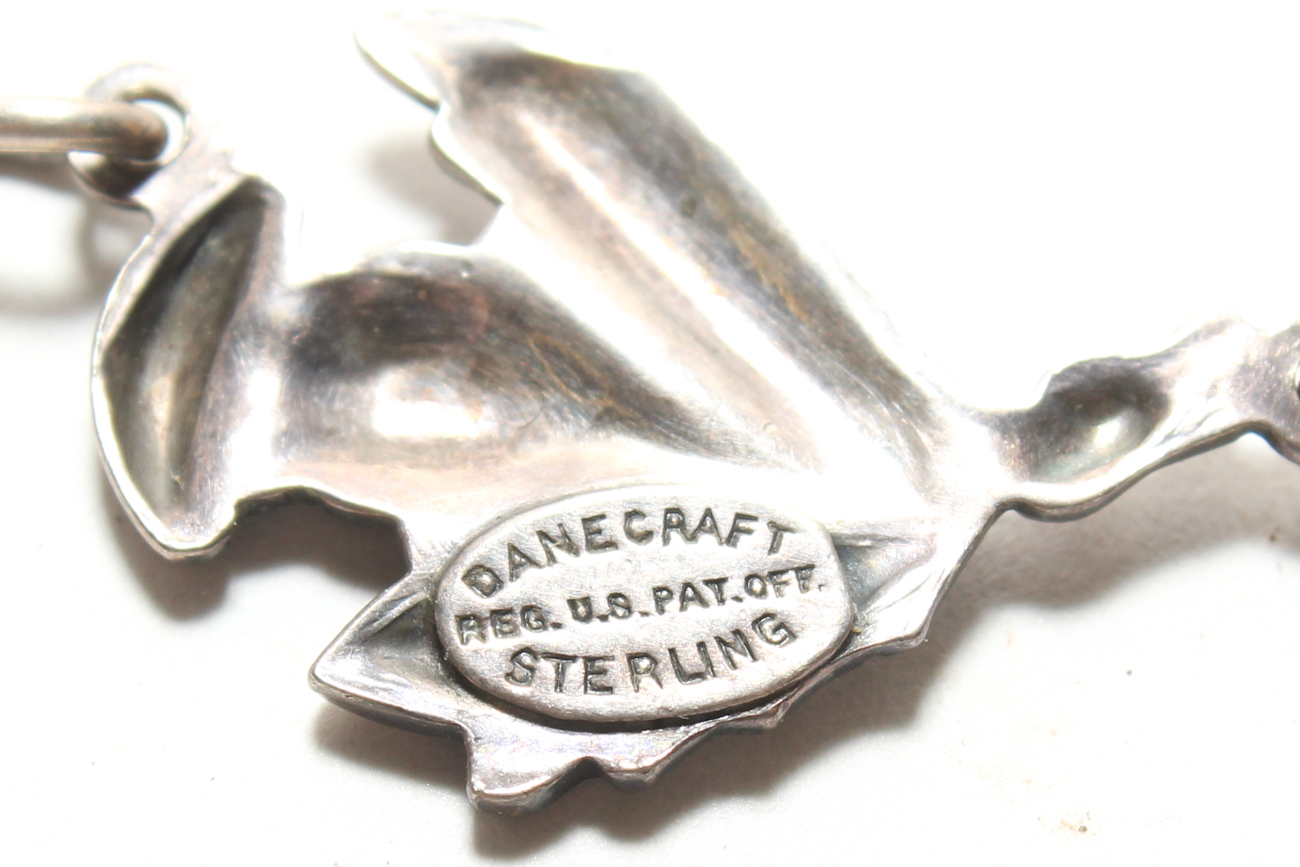 Danecraft Sterling Silver Nacklace And Earring Set