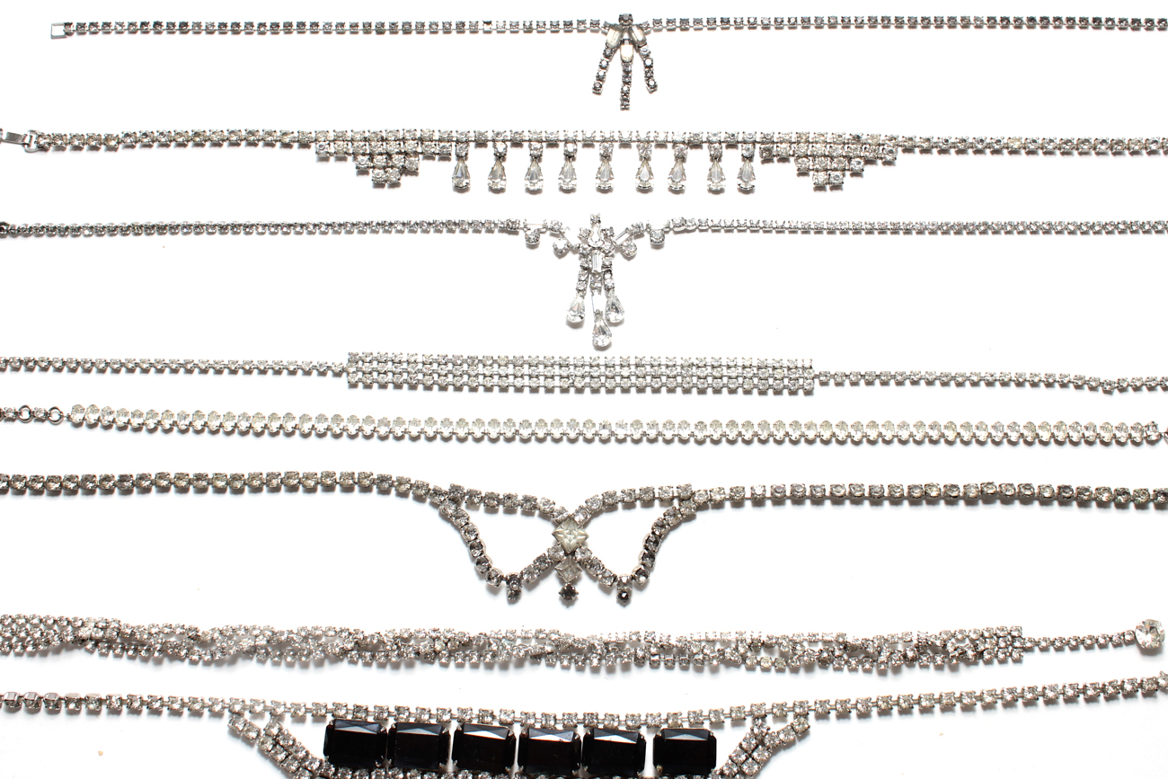 Art Deco Inspired Rhinestone Costume Jewelry