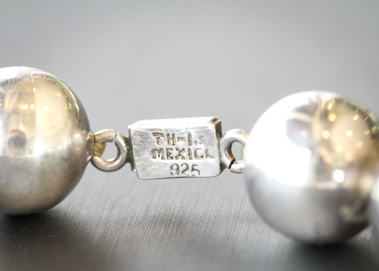 Sterling Beaded Necklace