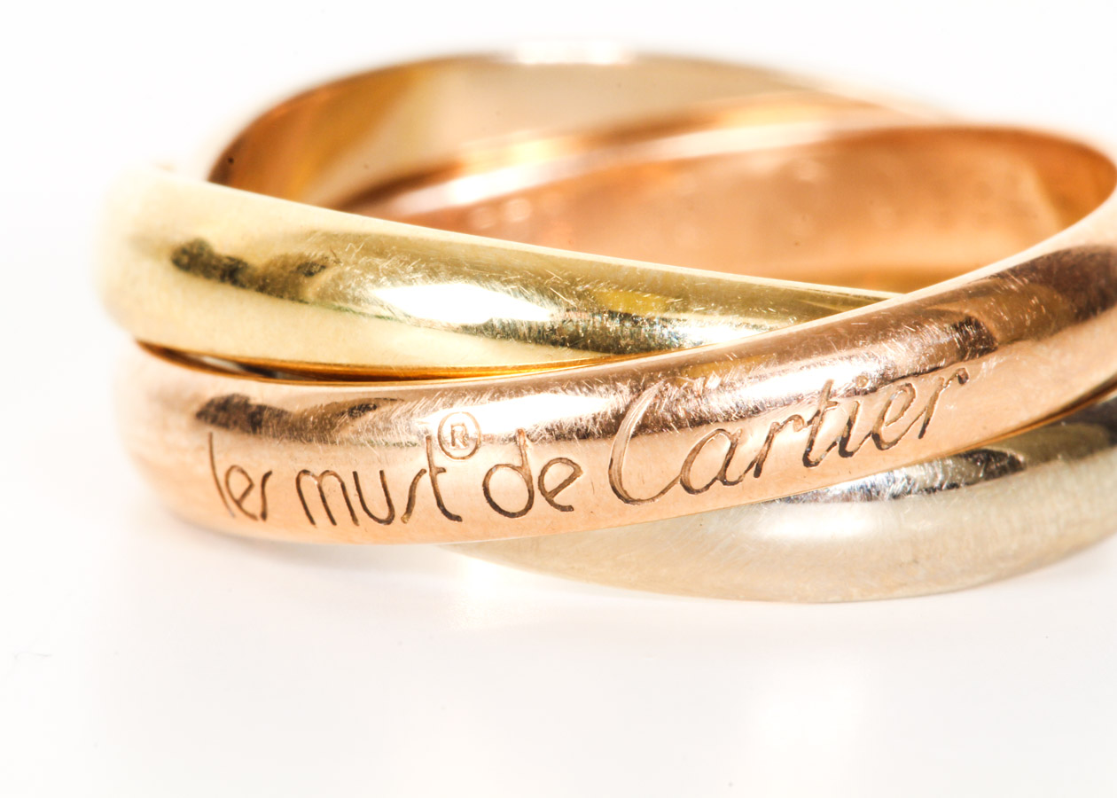 Trinity de Cartier 18K Tri-Color Gold Band