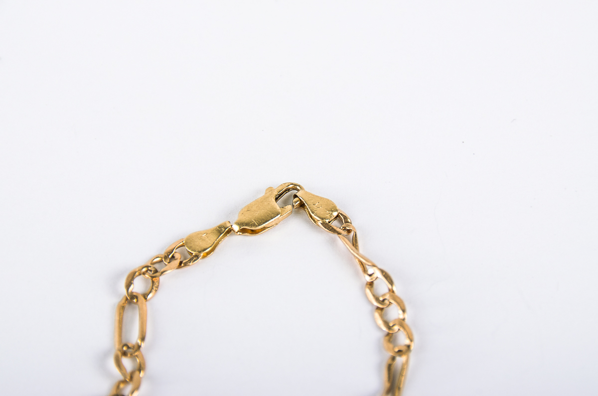 Vintage 14K Yellow Gold ID Bracelet