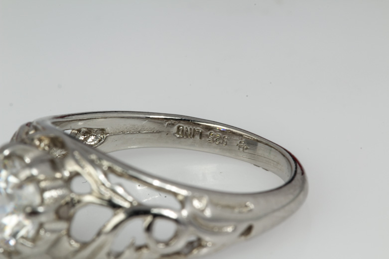 Collection of Sterling Silver and Cubic Zirconia Rings