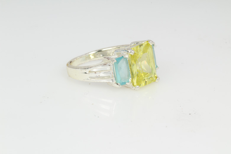 Collection of Sterling Silver and Cubic Zirconia Rings