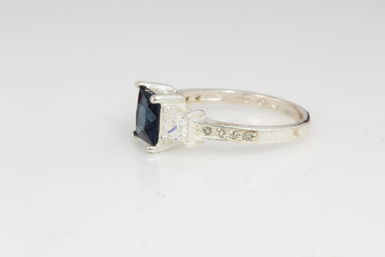 Collection of Sterling Silver and Cubic Zirconia Rings