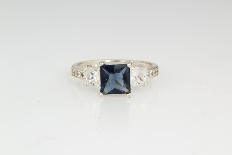 Collection of Sterling Silver and Cubic Zirconia Rings