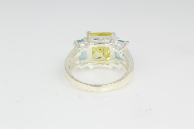 Collection of Sterling Silver and Cubic Zirconia Rings