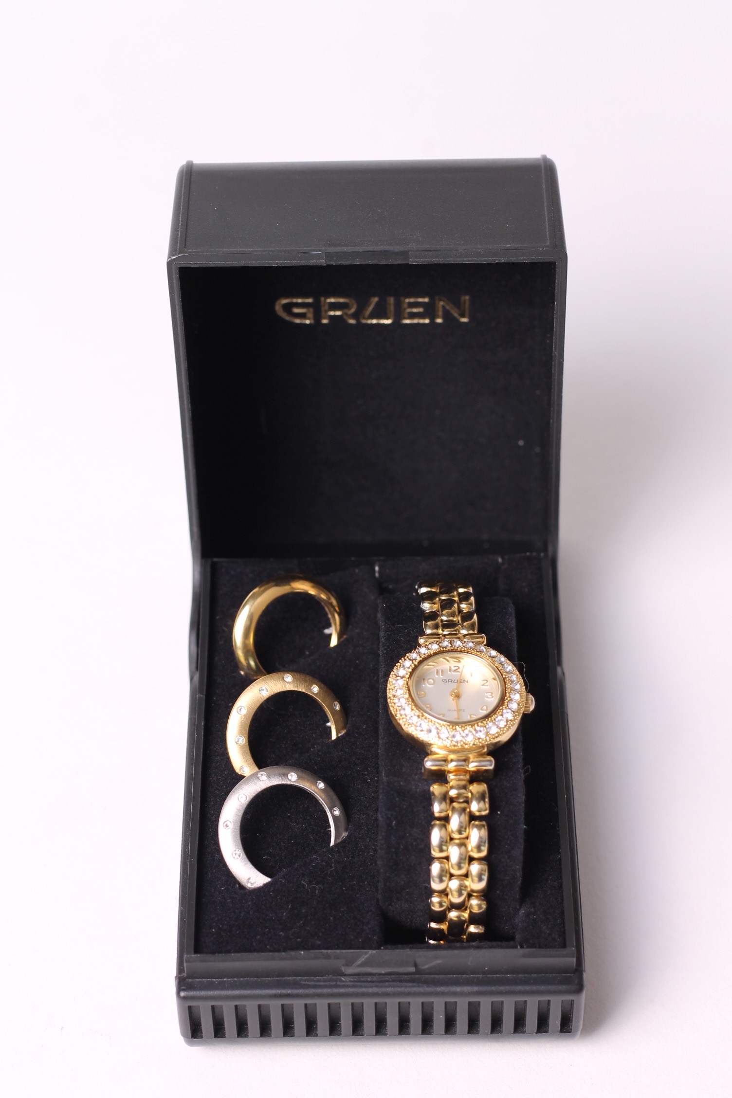 Gruen Women's Watch With Interchangeable Bezels