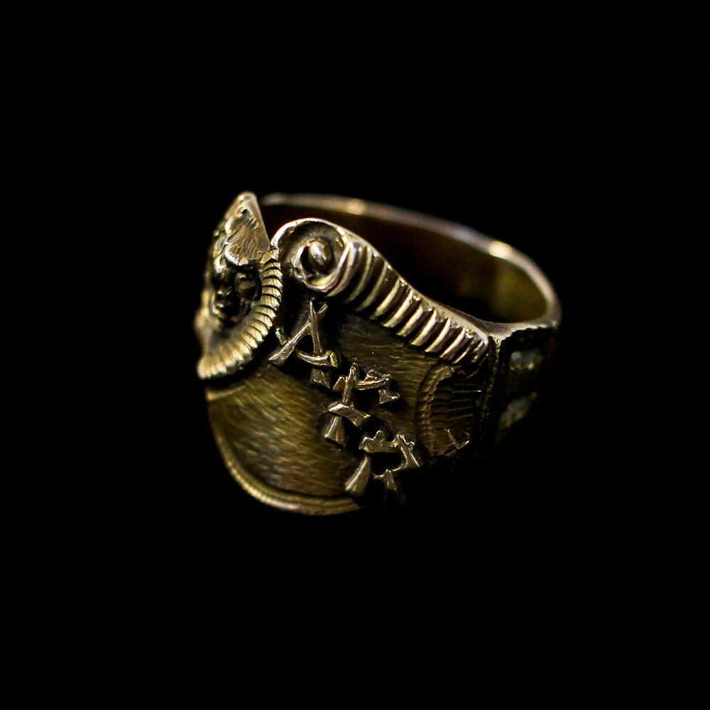 14K Gold Signet Ring