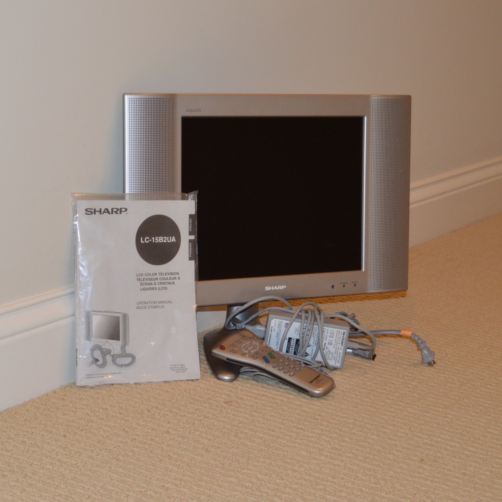 Sharp Aquos LCD 15" Television