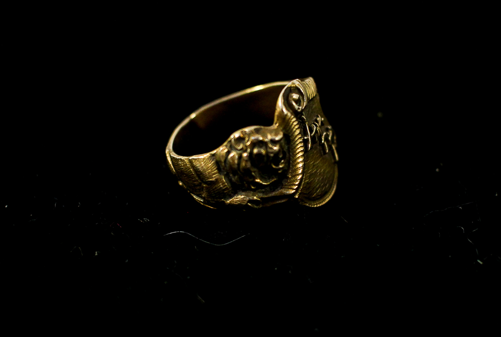 14K Gold Signet Ring
