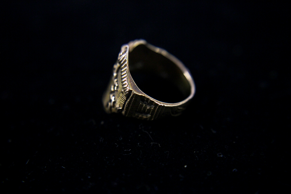 14K Gold Signet Ring