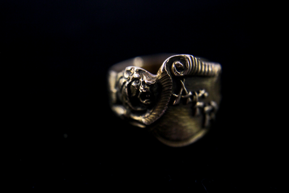 14K Gold Signet Ring