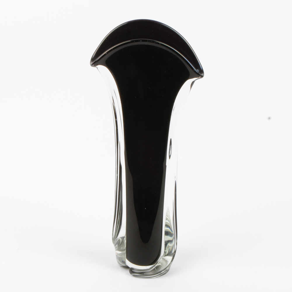 Matthew Buechner Signed Thames Art Glass Vase