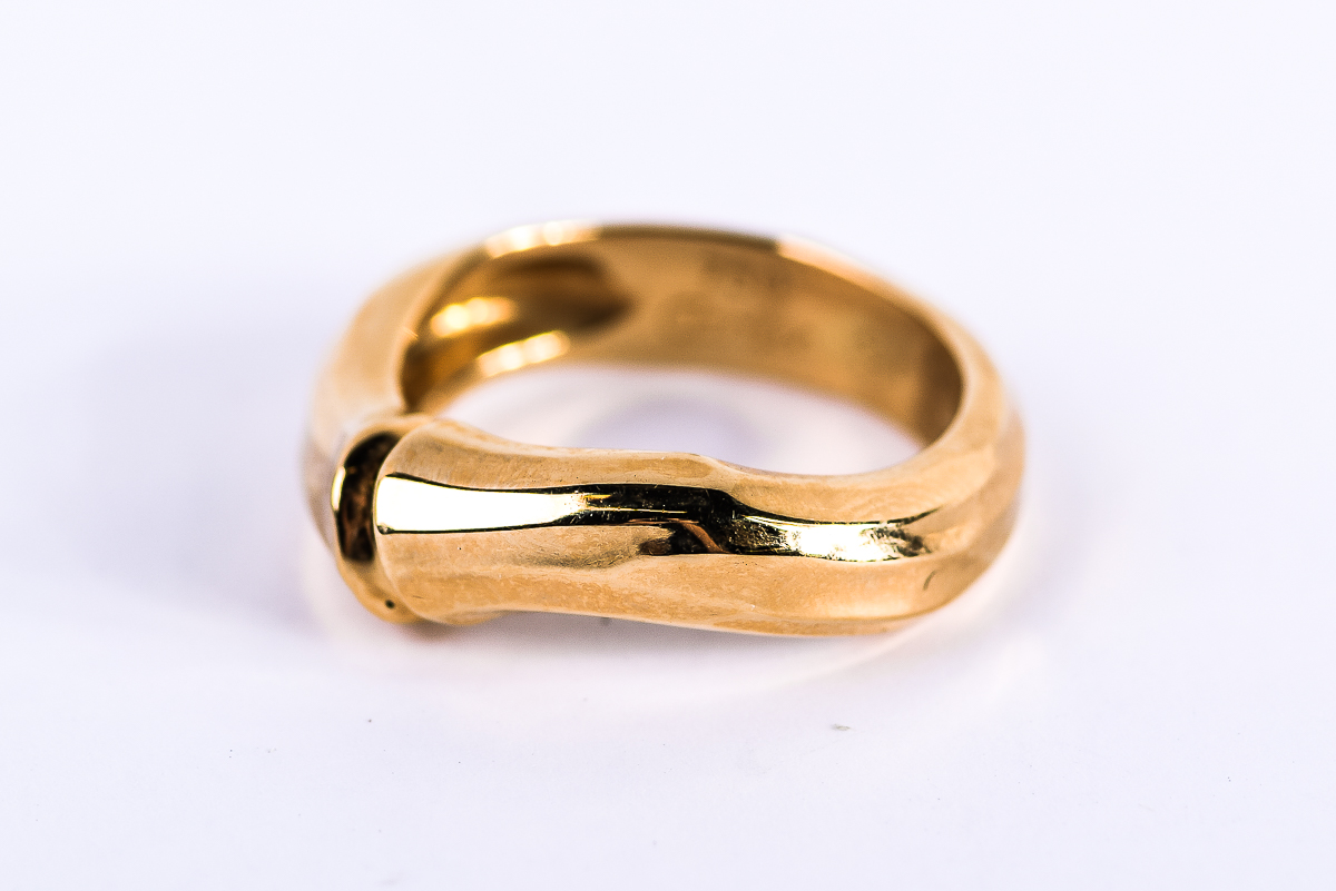 Cartier 18K Yellow Gold Bamboo Ring