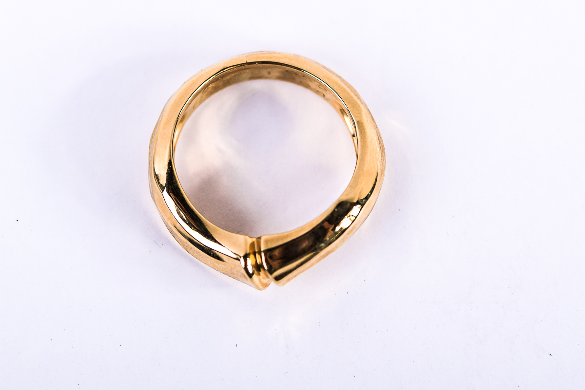 Cartier 18K Yellow Gold Bamboo Ring